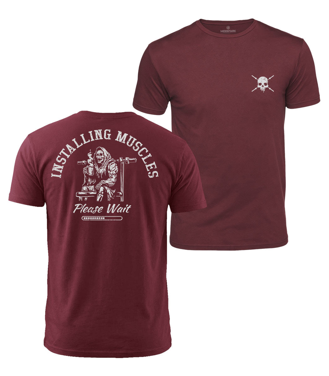 Installing Muscles Cotton T-Shirt