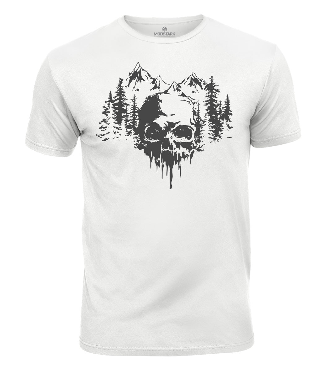 Skull Forest Cotton T-Shirt