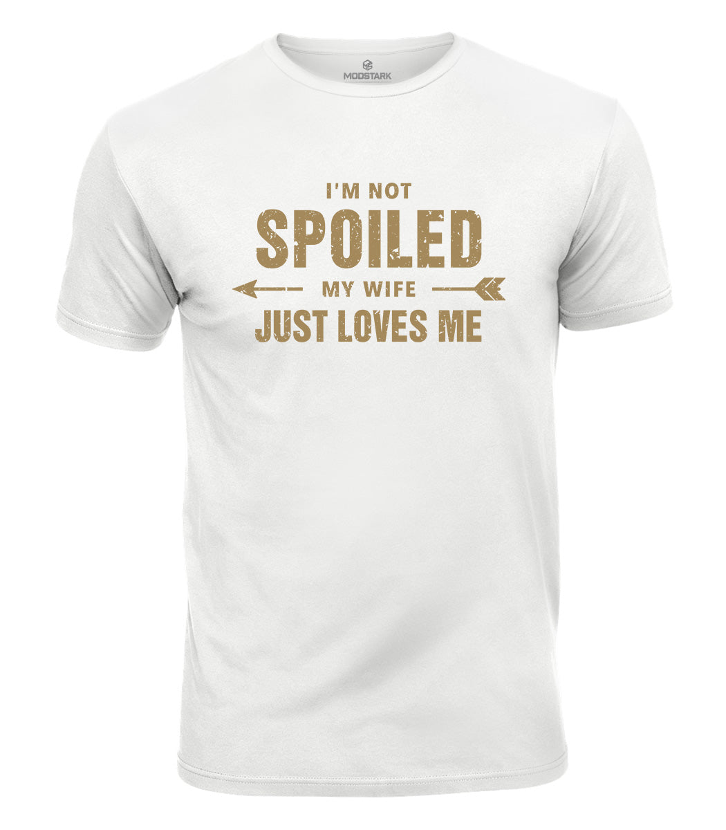 My Wife Just Loves Me Cotton T-Shirt