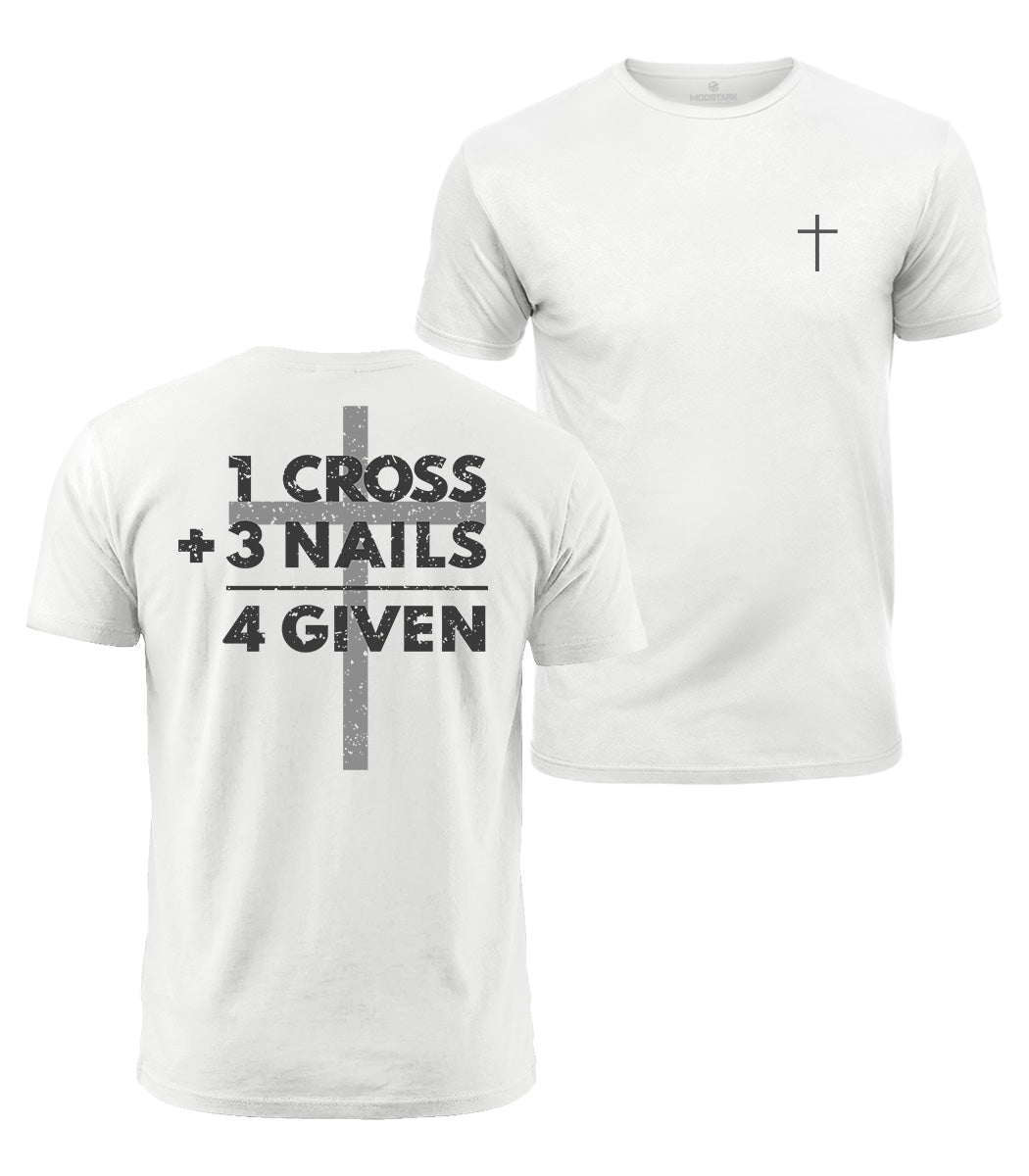 Forgiven Cross Cotton T-Shirt