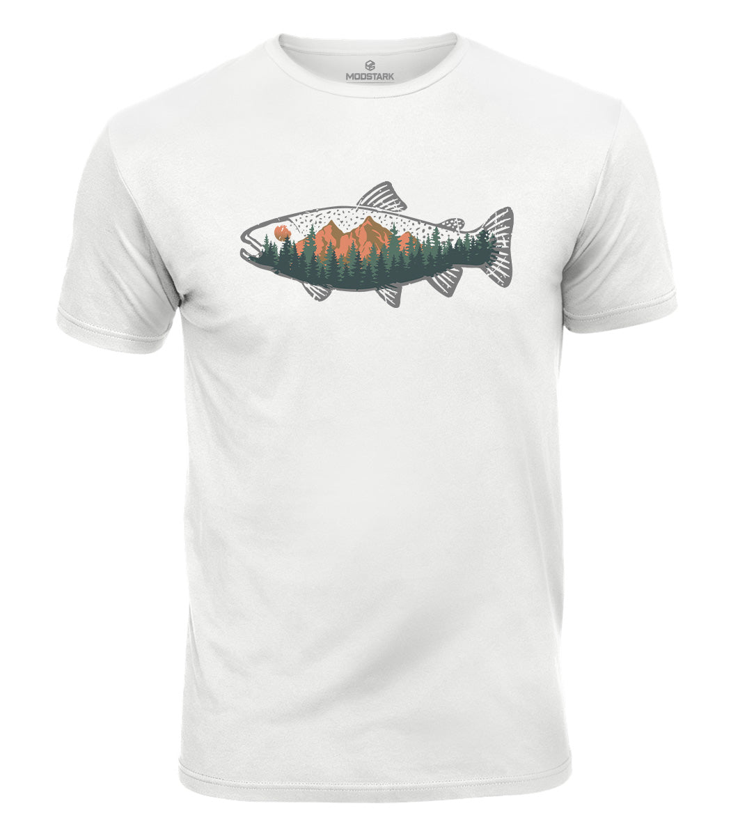Mountain Trout Cotton T-Shirt