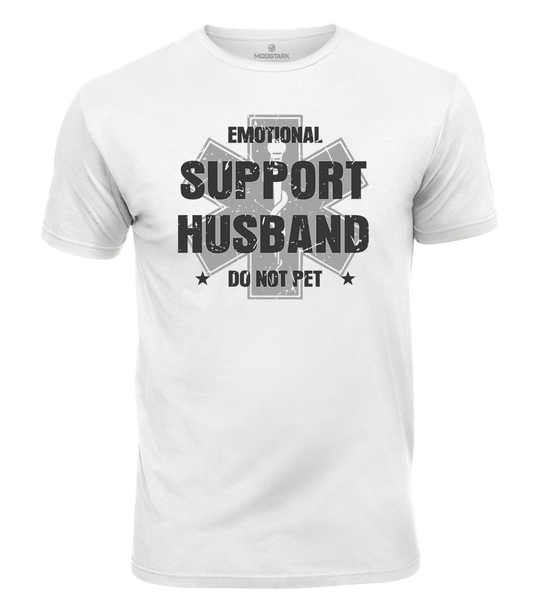 Emotional Support Husband Cotton T-Shirt