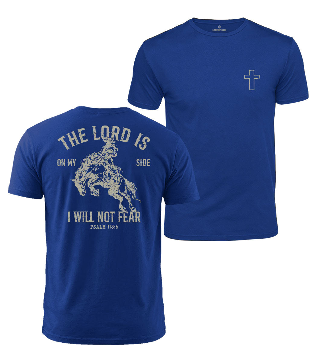 The Lord Is On My Side Cotton T-Shirt