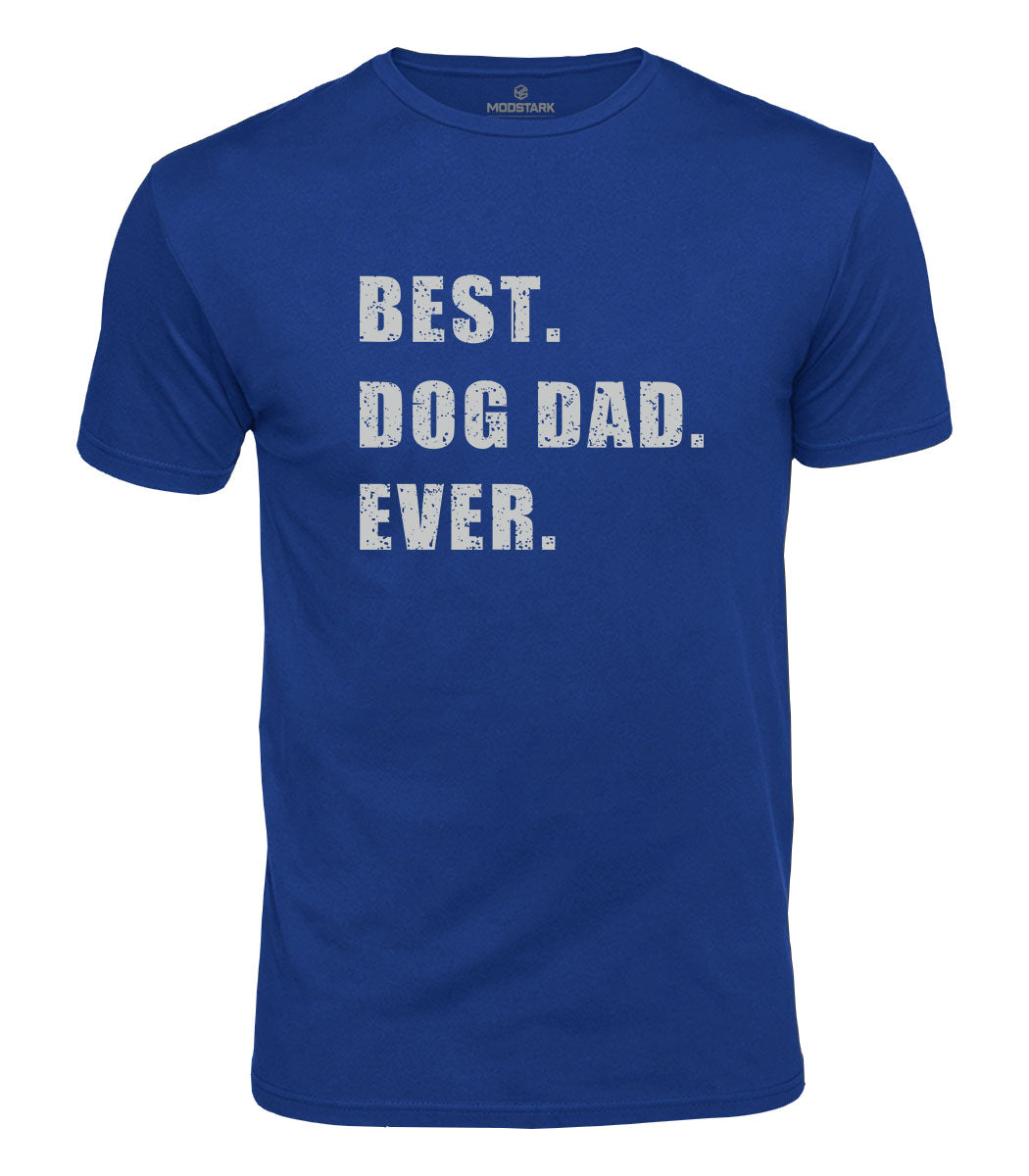 Best Dog Dad Cotton T-Shirt