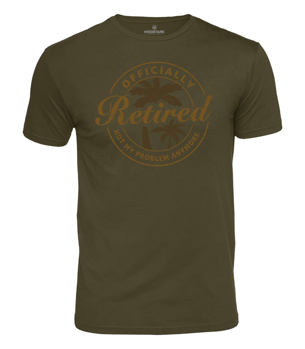Officially Retired Cotton T-Shirt
