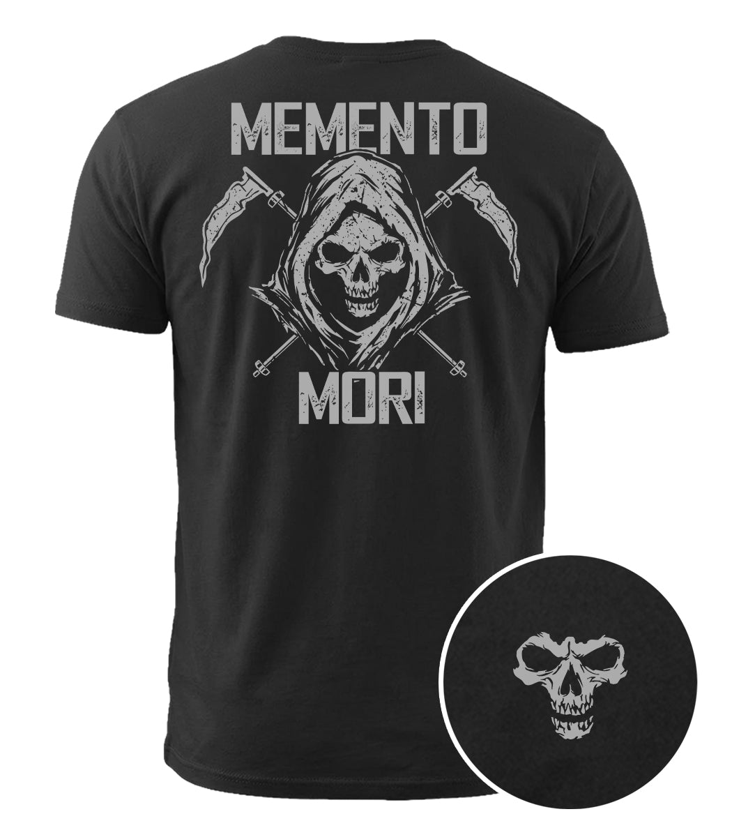 Memento Mori Skull Cotton T-Shirt