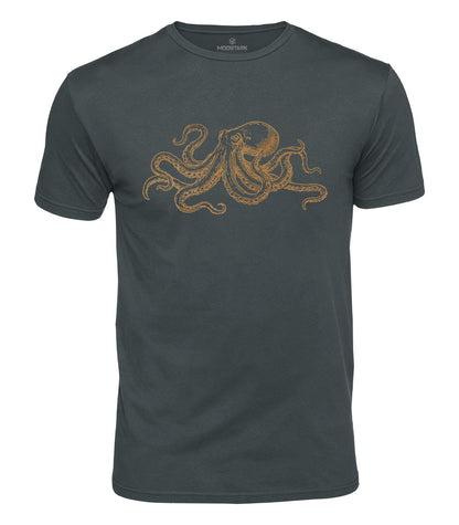 Vintage Octopus Cotton T-Shirt