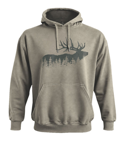 Pine Forest Elk Hoodie