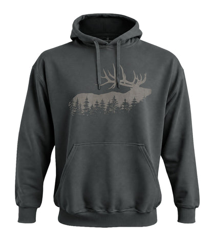 Pine Forest Elk Hoodie