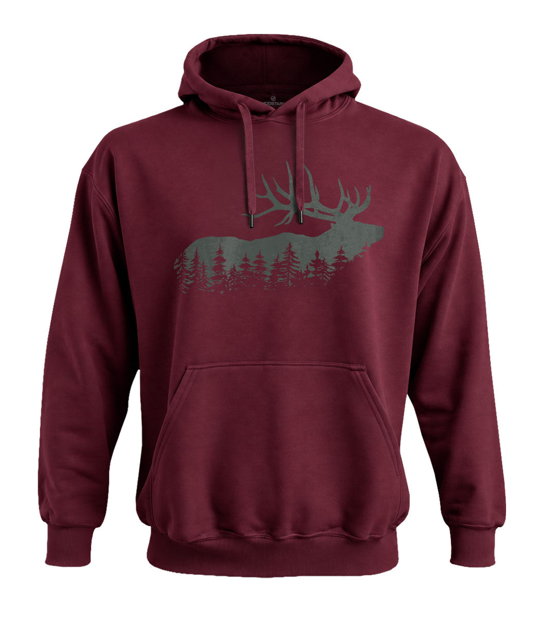 Pine Forest Elk Hoodie