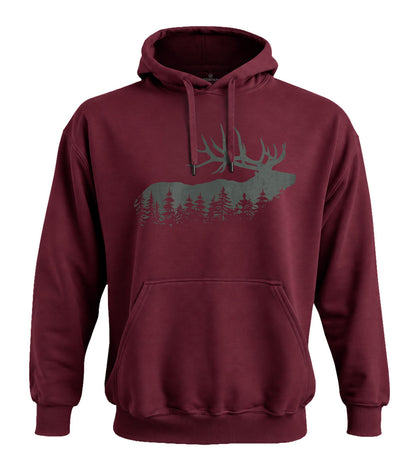 Pine Forest Elk Hoodie