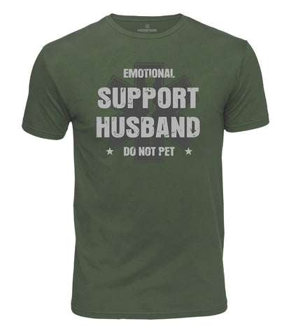 Emotional Support Husband Cotton T-Shirt