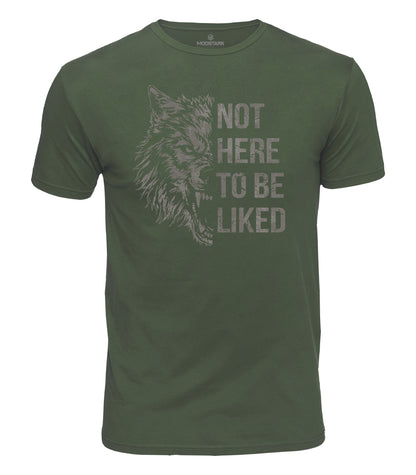 Not Here To Be Liked Cotton T-Shirt