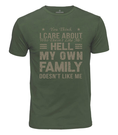 Sarcastic Family Humor Cotton T-Shirt