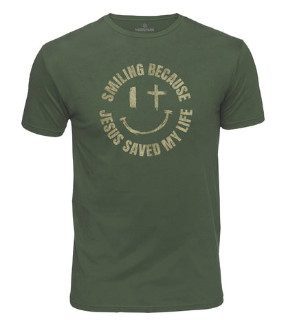 Jesus Saved My Life Cotton T-Shirt