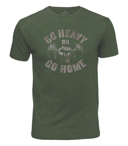 Go Heavy Or Go Home Cotton T-Shirt
