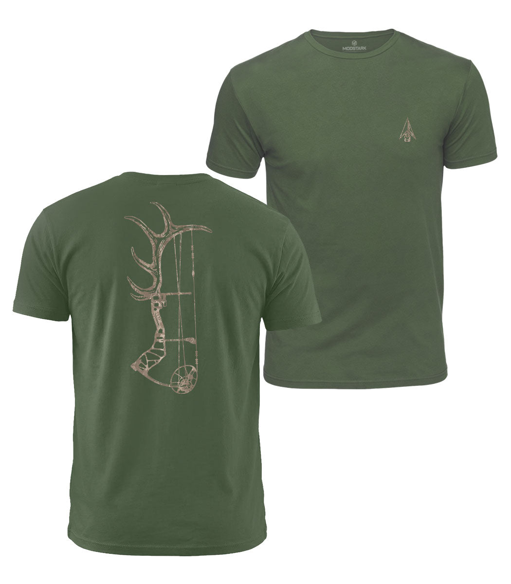 Bowhunting Antlers Cotton T-Shirt