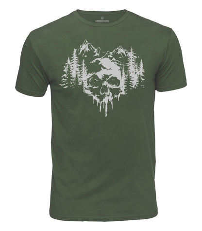 Skull Forest Cotton T-Shirt