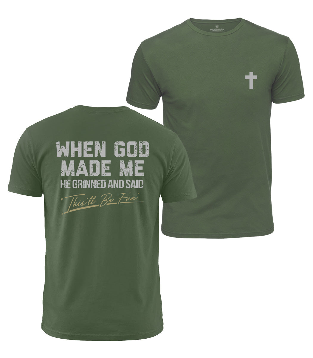 God-Made Cotton T-Shirt