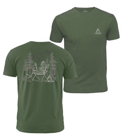 Camp Till I Die Cotton T-Shirt