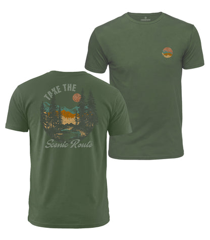 Take The Scenic Route Cotton T-Shirt