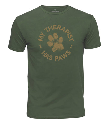 Dog Paw Therapist Cotton T-Shirt