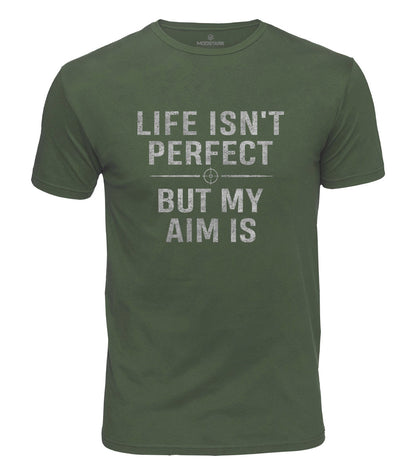 My Aim Is Perfect Cotton T-Shirt