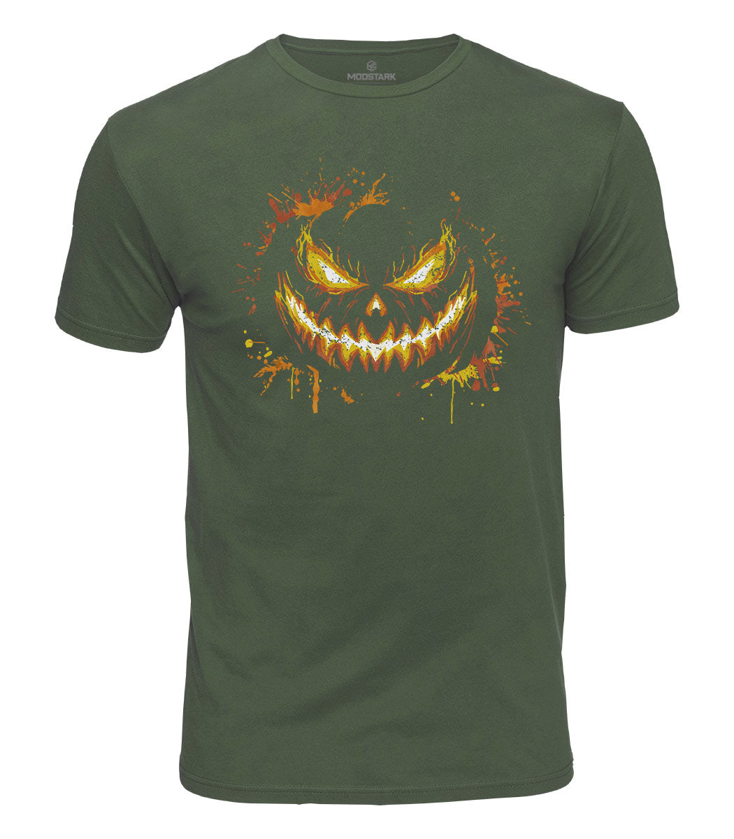 Wicked Pumpkin Cotton T-Shirt