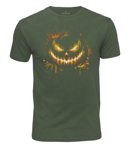 Wicked Pumpkin Cotton T-Shirt