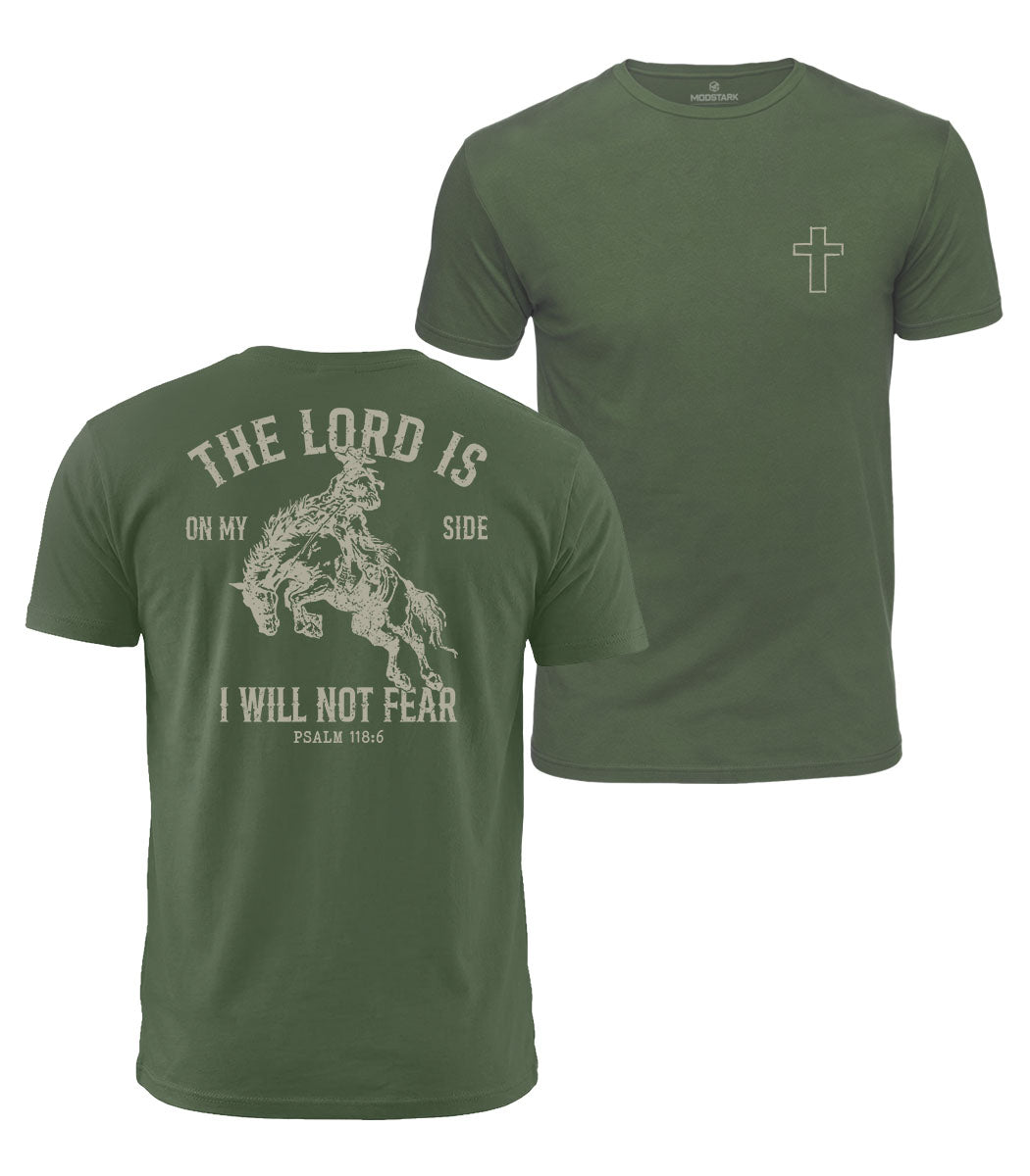 The Lord Is On My Side Cotton T-Shirt