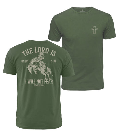 The Lord Is On My Side Cotton T-Shirt