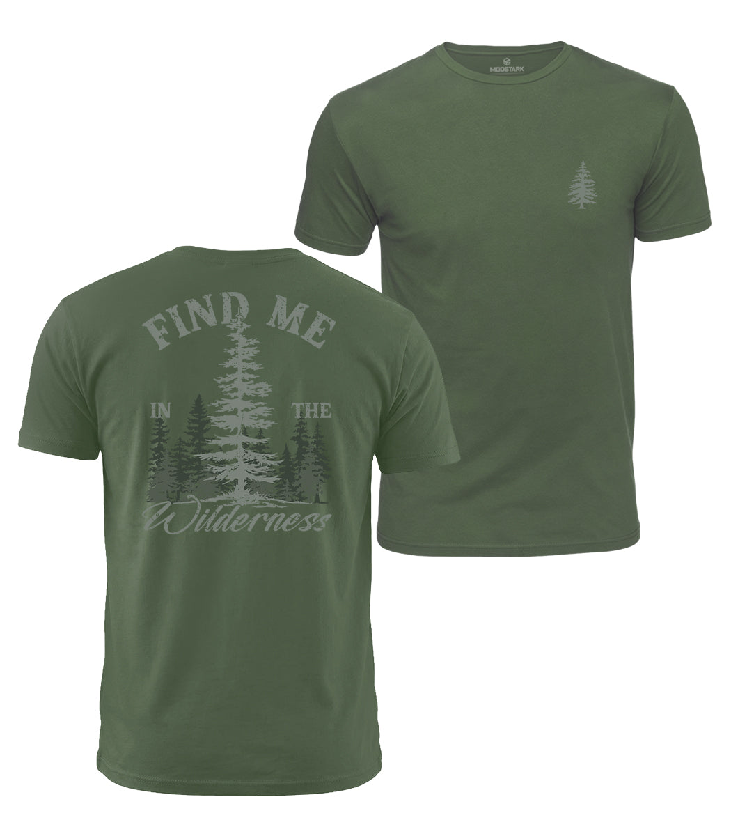 Wilderness Pine Forest Cotton T-Shirt