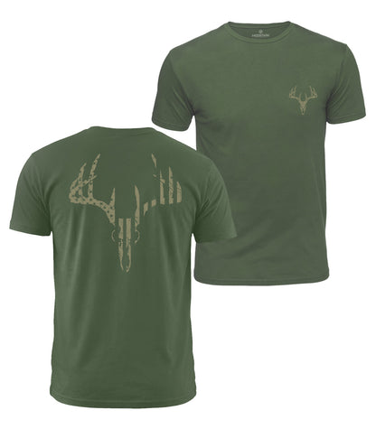 Deer Skull Cotton T-Shirt