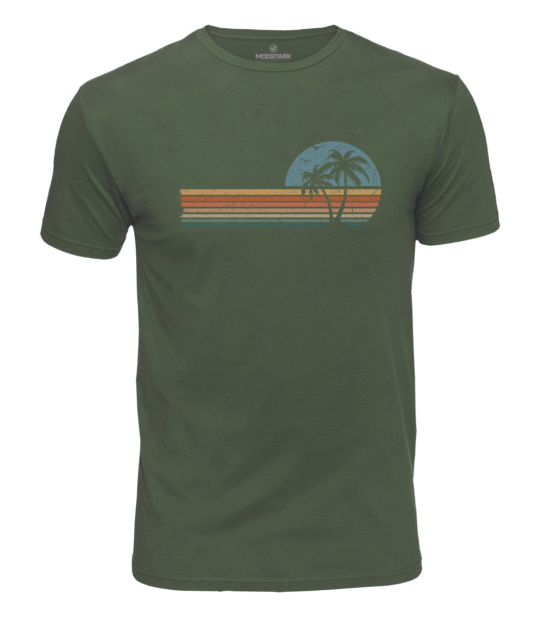 Minimalist Beach Cotton T-Shirt