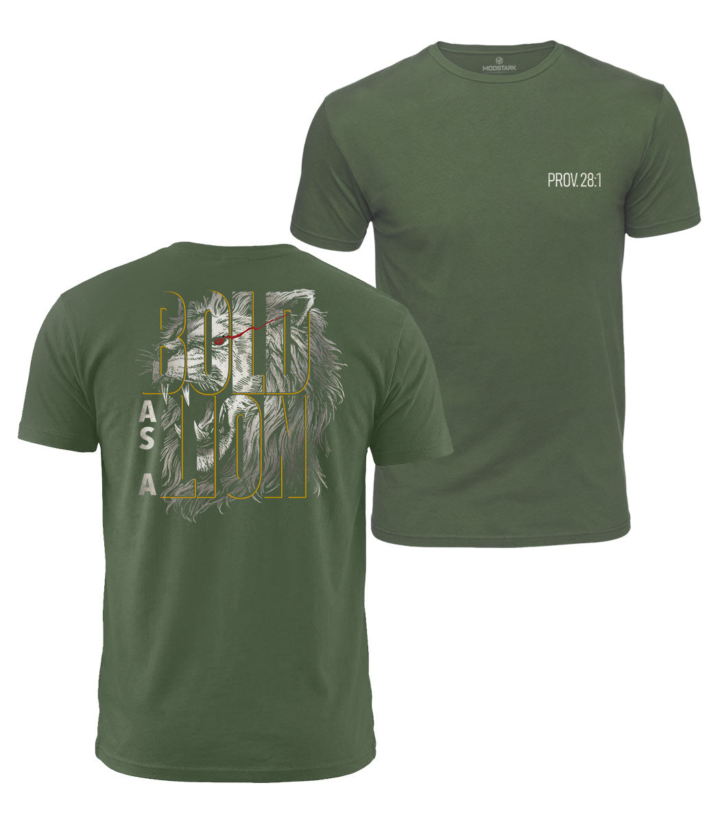 Bold As A Lion Cotton T-Shirt