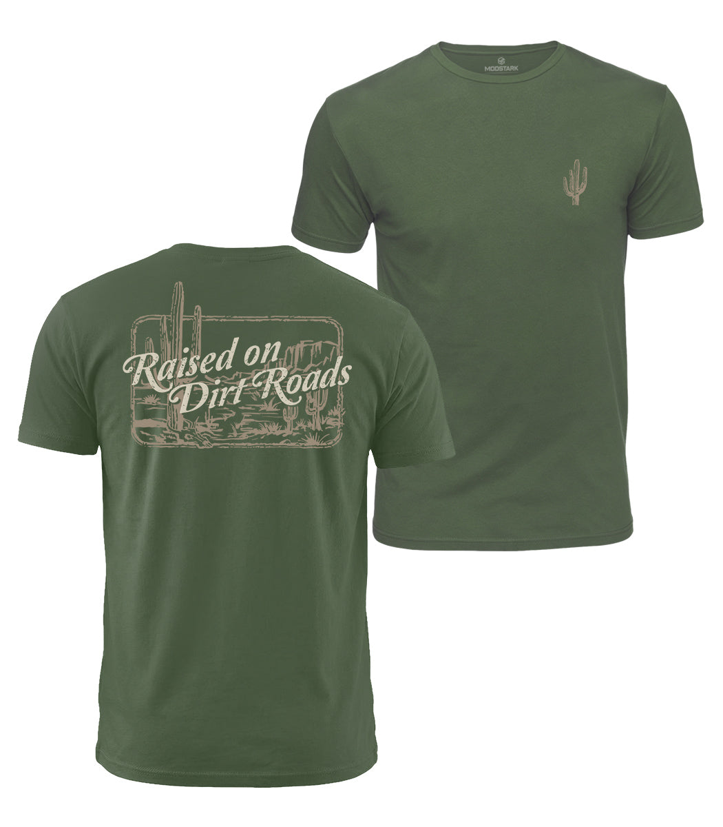 Raised On Dirt Roads Cotton T-Shirt