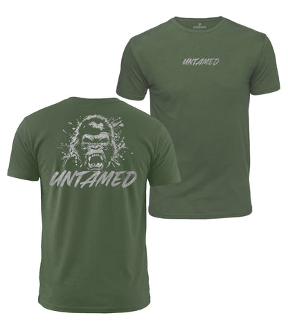 Untamed Gorilla Cotton T-Shirt