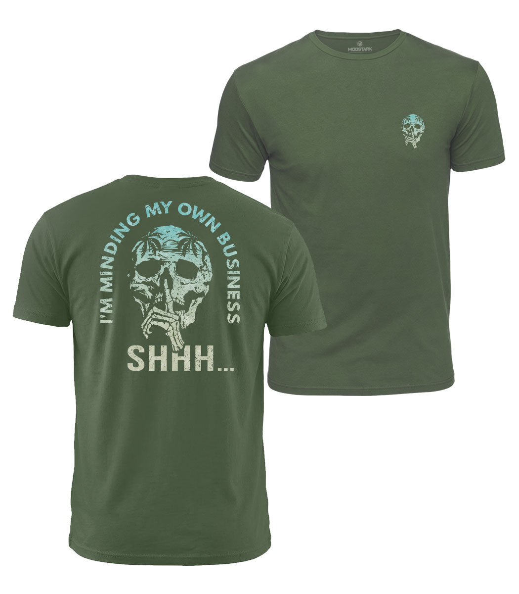 Minding My Own Business Cotton T-Shirt