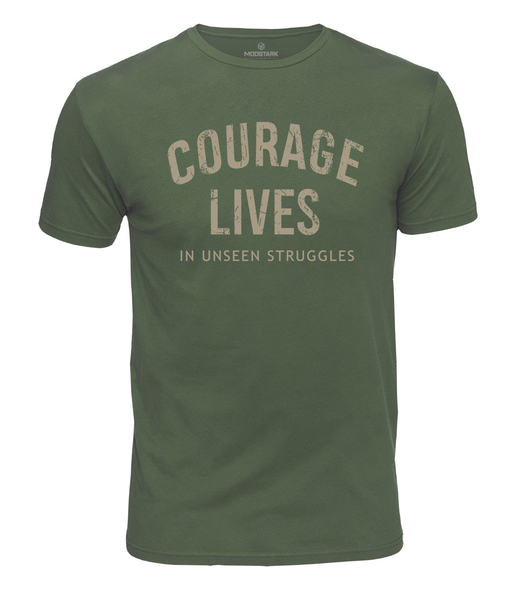 Courage Lives Cotton T-Shirt