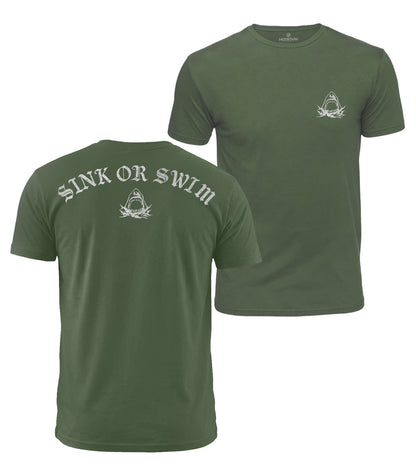 Sink Or Swim Shark Cotton T-Shirt