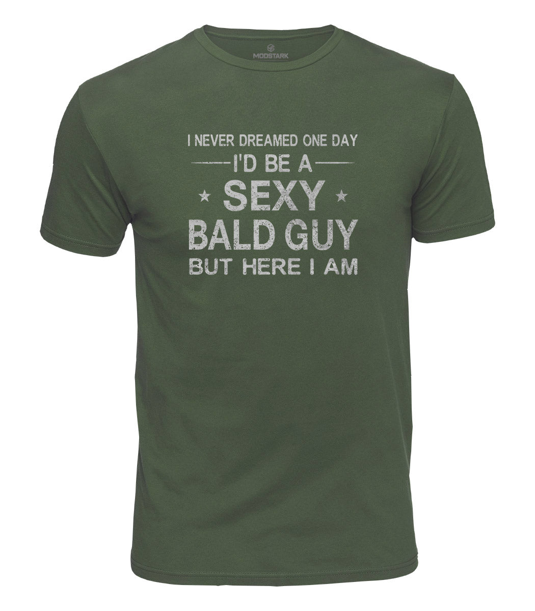 Sexy Bald Guy Cotton T-Shirt