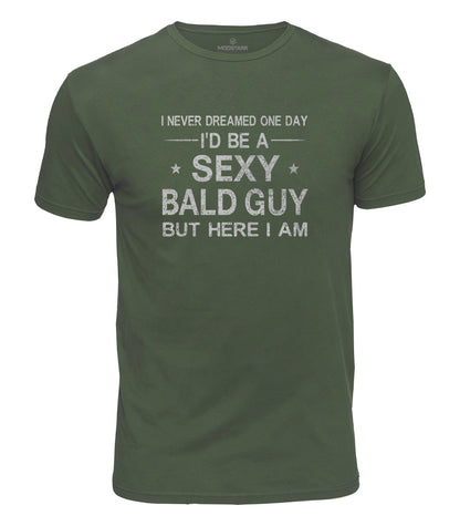 Sexy Bald Guy Cotton T-Shirt