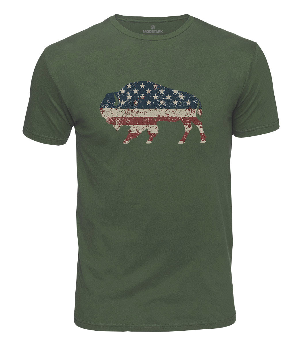 American Bison Cotton T-Shirt