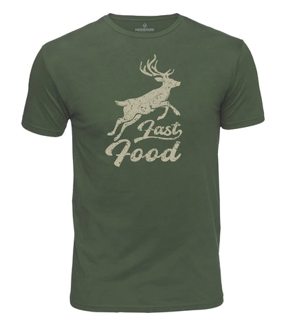 Fast Food Deer Cotton T-Shirt