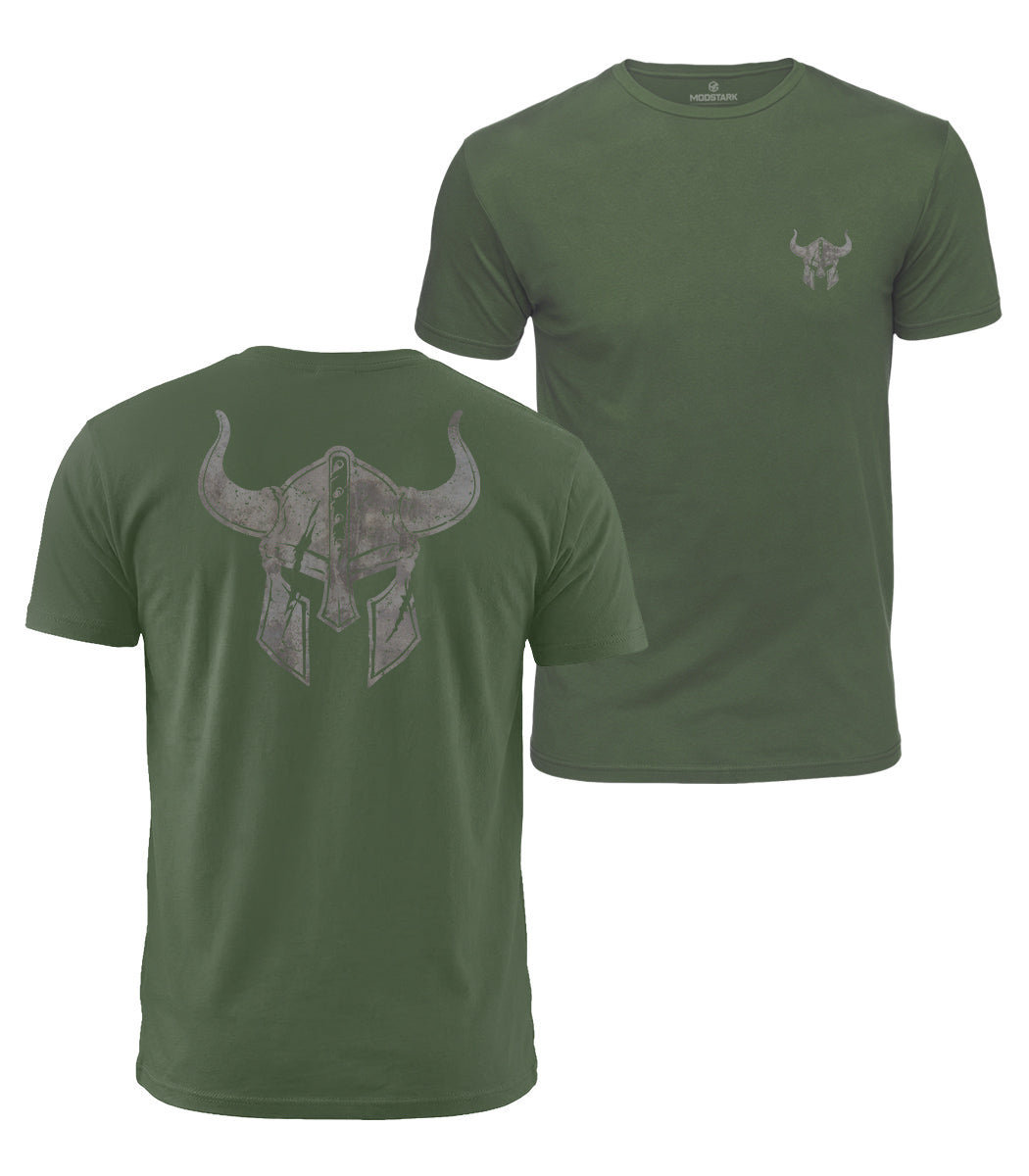 Warrior Helmet Cotton T-Shirt