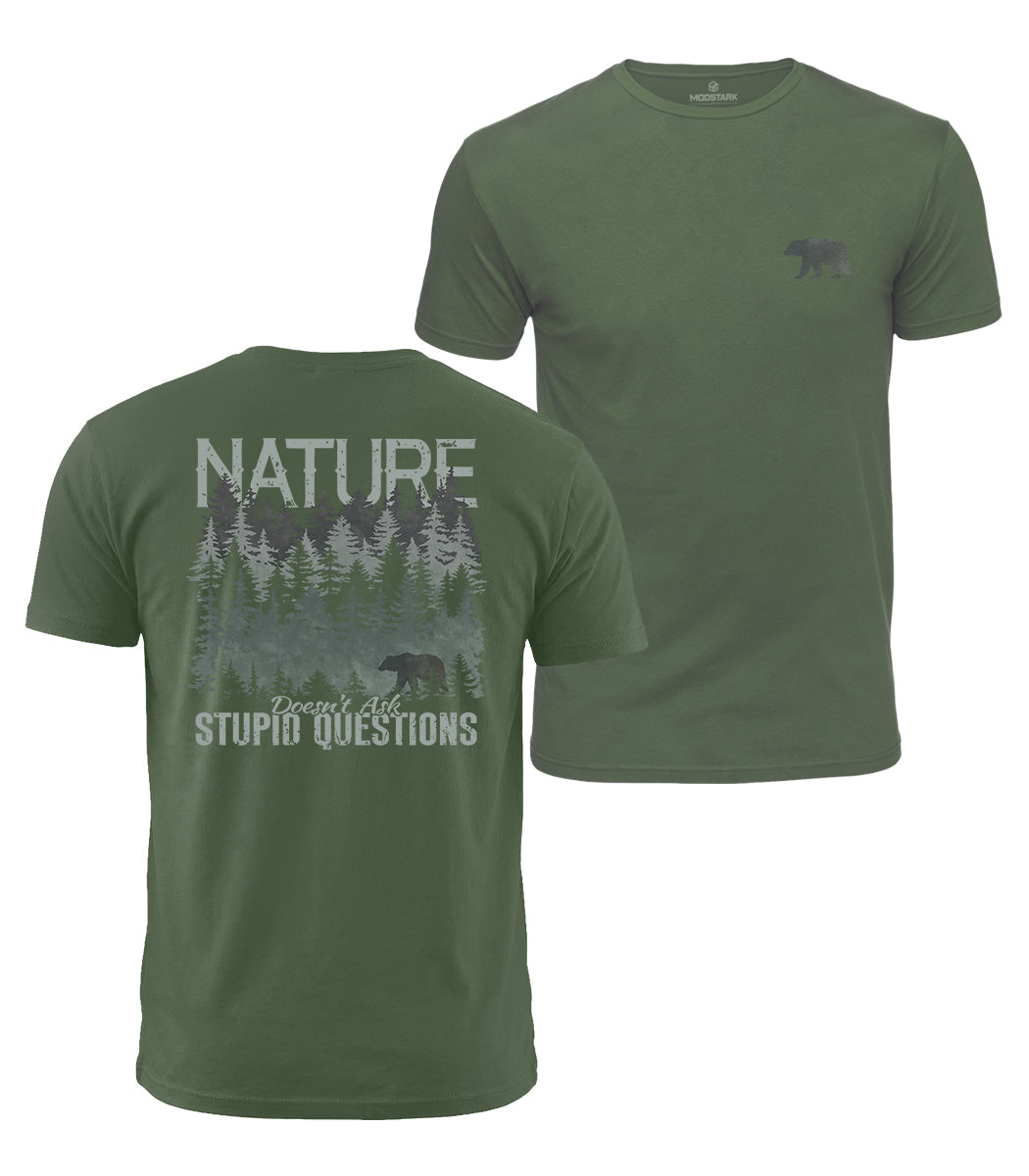 Nature Doesn't Ask Questions Cotton T-Shirt