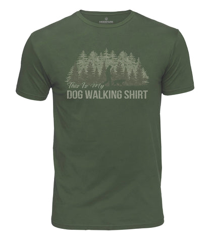 Dog Walking Cotton T-Shirt