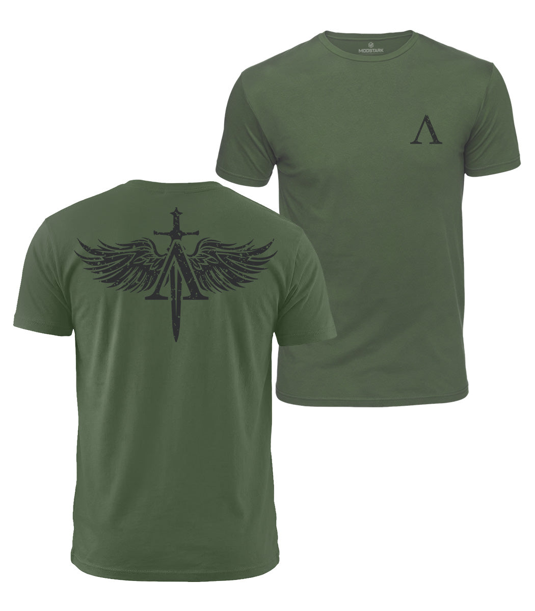 Winged Sword Cotton T-Shirt