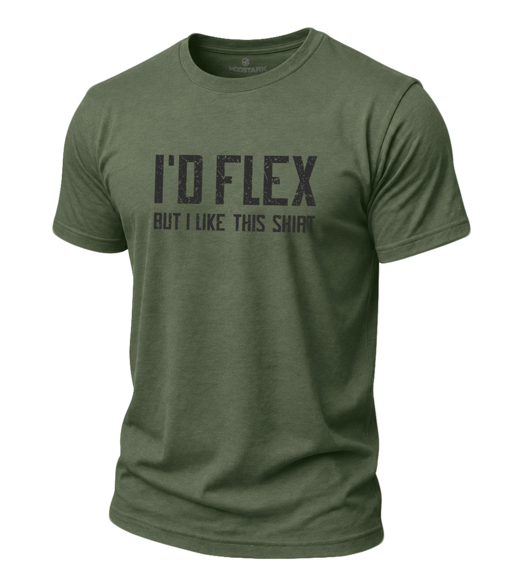 Funny Flex Gym Cotton T-Shirt