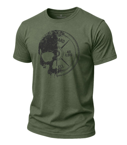 Skull Barbell Cotton T-Shirt